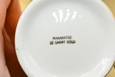 22k Carat Warranted Gold Plating Fine China O.p.cO. Syracuse Creamer Sugar Bowl Tray With Salt & Pepper Tray