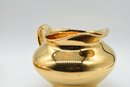 22k Carat Warranted Gold Plating Fine China O.p.cO. Syracuse Creamer Sugar Bowl Tray With Salt & Pepper Tray