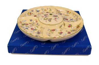 Corona Andre By Sadek Porcelain Divided Serving Tray