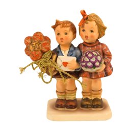 Goebel Hummel Porcelain 50th Anniversary 'The Love Lives On' Porcelain Figurine