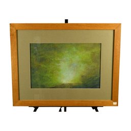 Framed & Matted Abstract Painting