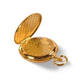 Caravelle By Bulova Gold Toned Pocket Watch