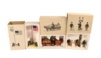 Department 56 Hand Painted Porcelain Figurines - 3 Sets Total