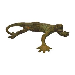 Cast Iron Lizard Figurine
