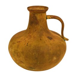 Very Old Water Vessel With Fine Rust Patina