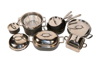 Cook's Essentials & Technique Non Stick Pots & Pans Strainer - 11pcs Total