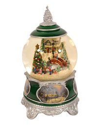 Thomas Kinkade Musical Snow Globe