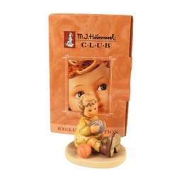 Exclusive Edition Hummel Member's Club Porcelain Figurine 'At Play' Includes Box