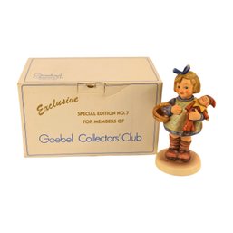 Exclusive Club Member Special Edition No. 7 Goebel Hummel Porcelain Figurine