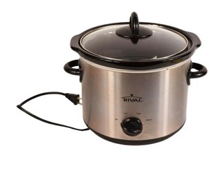 Rival 3 Quart Slow Cooker Model No. SCR300SS-RIV