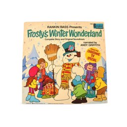 Disney Records Frosty's Winter Wonderland Narrated By Andy Griffith Vinyl Record