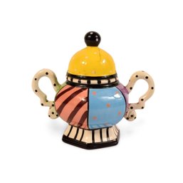 Balbina Designs Hand Painted Ceramic Sugar Bowl