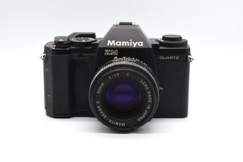 Mamiya ZM Quarts Film Camera With Mamiya-Sekor E 50mm Lens