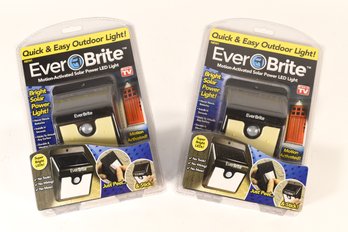 Ever Brite Motion Activated Solar Powered LED Light - 2 Total