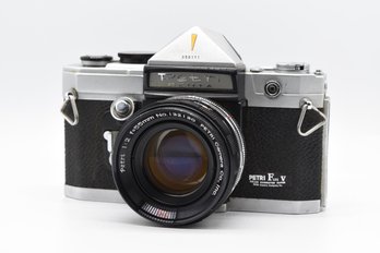 Petri Penta Flex V Film Camera No. 358111 With 55mm Lens