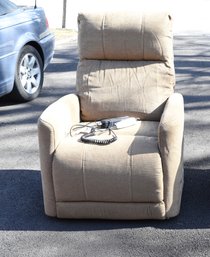 Motorized Plush Arm Chair Powered Reclining Sofa Chair