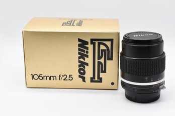 Nikon Nikkor F 105mm Camera Lens No. 958231