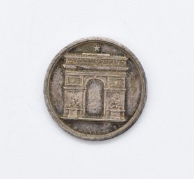 Arc De Triomphe French Medal Dieu Protege La France 1806  1836 Napoleon Antique Coin Currency