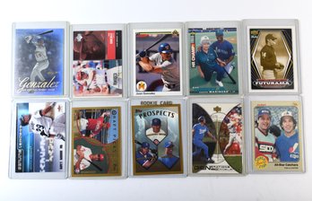 Ken Griffey Jr & Others MLB Baseball Cards - 10 Total