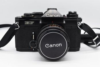 Canon EF Film Camera With Canon FD 50mm Lens