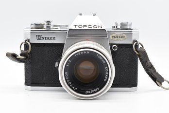 Topcon Unirex Film Camera With Tokyo Kogaku UV Topcor 50mm Lens