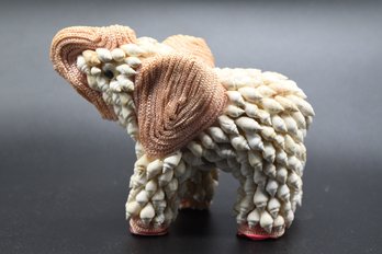 Seashell Elephant Figure