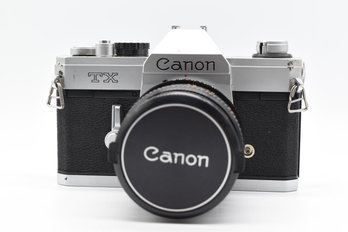 Canon TX Vintage Film Camera With Cannon 50mm Lens