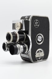 Paillard Bollex D8L Cine Movie Film Camera With 3 Lens