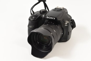 Sony Alpha A3000 DSLR Camera ILCE-3000 W/ 18mm-55mm Lens