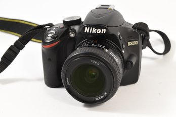 Nikon D3200 DSLR Camera W/ 28mm Nikkor AF Prime Lens