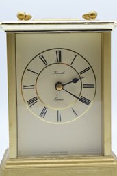 Kienxle Quartz Brass Toned Mantle Clock