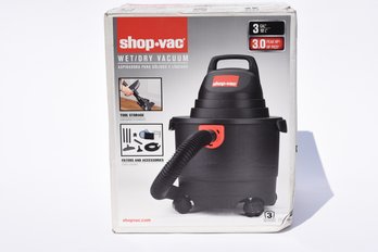 Shop Vac 3 Gallon Capacity Wet Dry Vacuum 3HP