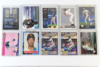Derek Jeter Rookie Card & Others MLB Baseball Cards - 10 Total