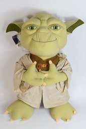 OVERSIZED 28' STAR WARS  Super Deluxe Talking Character Plush Yoda Stuffed Animal