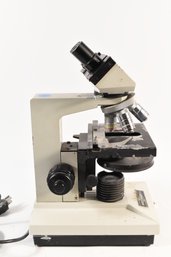 Fisher Scientific MicroMaster Model CK Microscope With 3 Objectives