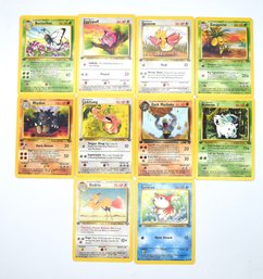 First Edition Pokemon Cards Jigglypuff & More! - 10 Total