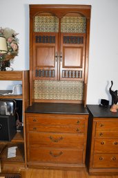 Wooden Hutch With Cabinet