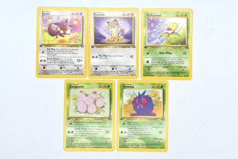 First Edition Vintage Pokemon Cards Bellsprout & More! - 5 Total