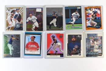 Alex Rodriguez David Wells Ichiro Rookie Card & Others MLB Baseball Cards - 10 Total