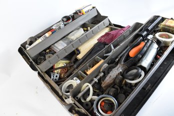 Simonsen Multi Tier Metal Toolbox Loaded With Tools!