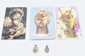 Religous Prayer Necklaces And Pendants  5pcs Total