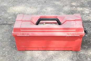 Injection Molded Toolbox With Assorted Wrenches And Drivers