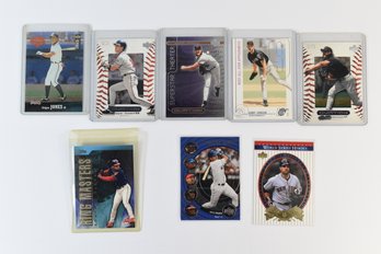 Mike Piazza Randy Johnson Chipper Jones MLB Baseball Cards - 8 Total