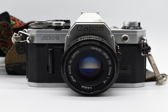 Canon AE-1 Film Camera With 50mm FD Lens