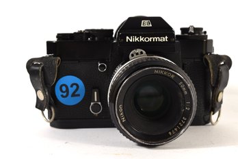 Nikkormat EL Nikon Film Camera With 50mm Lens