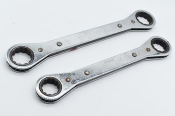 Snap On Tools Ratcheting Wrenches - 2 Total