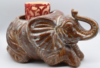 Elephant Ceramic Candle Holder