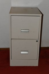 2 Draw Metal Filing Cabinet