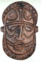 Wood Carved Mask By Witco Wall Art
