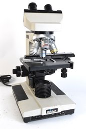 Reichert 310 Microscope With 4 Objectives & Lamp